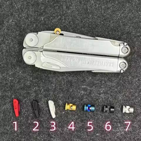 7 Types Thumbtack Push Knife Button Thumb Grip Modification Part For Leatherman Wave Plus DIY Access