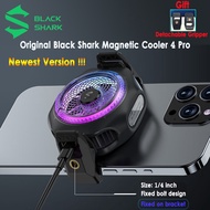 Original Black Shark 4Pro Magnetic Cooler Phone Radiator for Gaming Live Photography Heat Sink 2 3 4 Pro Cooling Fan Back Clip With RGB Lighting