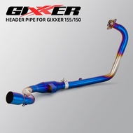 For SUZUKI GIXXER 155 GIXXER155 GSX150F SF155 Motorcycle Exhaust System Escape Front Tube Link Pipe 