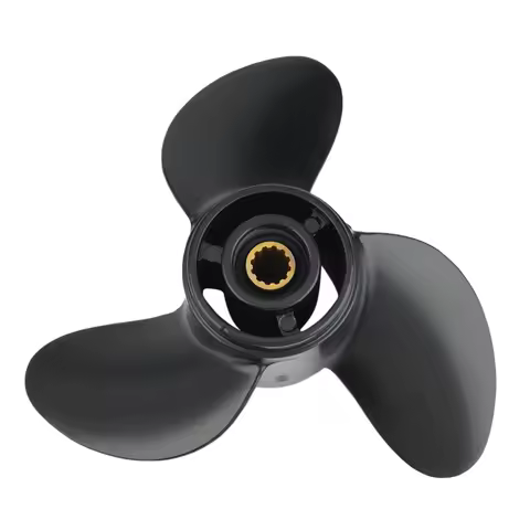 Outboard Propeller for Tohatsu Mercury Mariner 4Hp 5Hp 6Hp 7.8x9 Boat Screw 3 Blade 12 Spline Marine