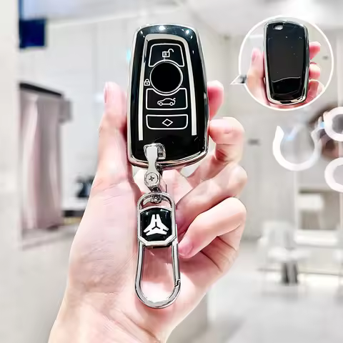 TPU Auto Car Key Shell Fob Cover Case Remote Keyless Protect for BMW 1 2 3 5 7 SERIES F10 F20 F30 Z4