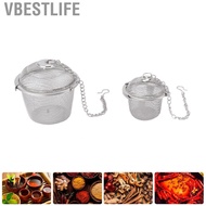 VBESTLIFE Tea Strainer  Durable 2 Pcs Widely Used Mesh Easy to Take for Spice Soup Herb Filtering (D