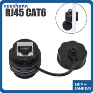 XUESHANN Cat6A RJ45  Connector, Circular IP68 Waterproof RJ45  Connector, Ethernet Bridge Joint Shie