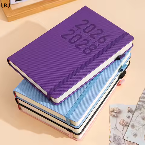 3-Year Monthly Planner Calendar 2026-2028-January To December Diary Writing Minimalist Design Note B