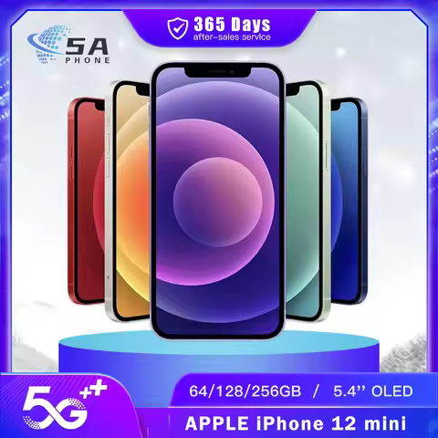 Original Unlocked Apple iPhone 12 mini 5G Mobile Phone Super Retina XDR OLED 5.4" 64GB/128GB/256GB 1