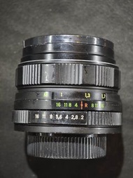 HELIOS  - 44M - 458/2 for M42俄仔鏡 八羽怪 58mm 58  對焦環順暢 光圈開合正常 鏡片通透 冇發霉 前後有花痕  冇成像問題 光圈開合正常 80%new