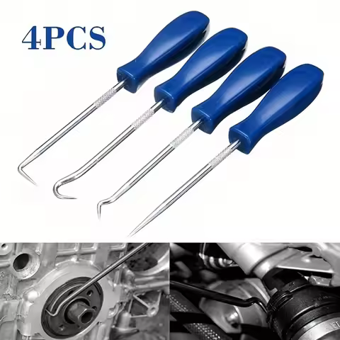 4pcs Oil Seal Driver, Pull Hook, Pick Tyre, Stone, Clean Toner Cartridge, Powder Adding Tool, Car Ma