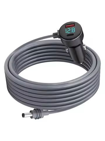 For Starlink Mini Digital Display Car Charger with PD175W Fast Charger 20V 5A with Booster function