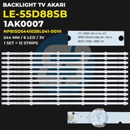 AKARI 55 Inch TV BACKLIGHT LE-55D88SB LE55D88SB NPB15D544103BL041-001H