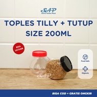 200ML TILLY JAR | 200ML CUMIN JAR + PLUG | 200ML Plastic Jar | 200ML jar
