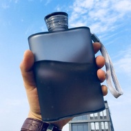 water bottle 水瓶 Frosted Paper Water Bottle Flat Travel Flask Portable