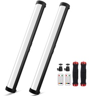 2 Pack RGB Led Video Light Stick Wand, Obeamiu 2600-9600K Photography Lighting, 5000mAh Rechargeable