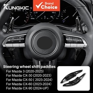 Kungkic Steering Wheel Shift Paddles for Mazda Cx-30 Cx-3 Cx-60 Cx-90 Cx-50 Car Accessories