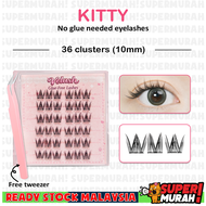 Velash Glue-Free Self-Adhesive Lashes Reusable Natural Segmented DIY Lash Clusters No Glue Press-On
