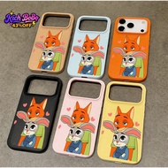 Judy Hops And Nick Wild-Cute Cool Style iPhone Case Shockproof For 17 16 15 14 13 12 11 Pro Max Plus
