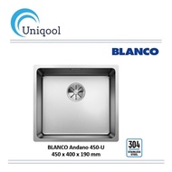 BLANCO ANDANO 450-U Single Bowl Stainless Steel Sink