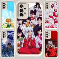 M-123 InuYasha White Casing for Samsung A25 A55 A24 A36 A54 A15 S25 Ultra A14 A16 A04s A56 A05S A34 