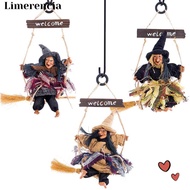 LIMERENCIA Halloween Hanging Ghost Scary Spooky Props Wooden Pendant Haunted House Props