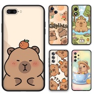 TPU Phone Case for OPPO A18 A38 A58 A78 4G A98 F23 Reno 8T 5G 7z 8z 7Lite 55C9 Capybara