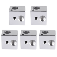 【Pure Pulse】 5/10 PCS V5 Heated Block KP3S Hot End Heat Blocks 16*16mm*12mm For V5 J- Extruder Alumi