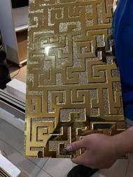 Gold Porcelain Tiles Rough Flooring or Walling Wall Decor Tiles Heavy 30x60cm Italian Tiles