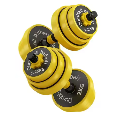 Household Fitness Equipment 10kg 20KG 30kg Adjustable Gym Household Fitness Dumbbell Barbell Set Mus