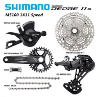 Local Stock、Spot goods☈Shimano deore M5100 11s Groupset 1x11s SL-M5100 right shift lever 11S RD-M512