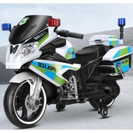 GIANT Traffic Police Bike battery operated electric ride on bike ride on car for kid children toddle