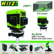 HITZ GL-9218 12 Lines 360° Rotary Measuring Laser Level Green Line