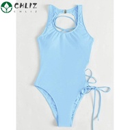 CHLIZ Woman Swimsuit, Sexy Strappy Swimwear, 2024 Padded Bra Push Up Girl Beach Suit Woman Beach Wear