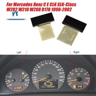1Pair Dashboard LCD Screen for Mercedes Benz C E CLK SLK-Class W202 W210 W208 R170 1998-2002 Air-Con