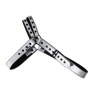 Jockmail đai vai Goth Dây đeo ngực lồng dây dắt có thể điều chỉnh quần áo da