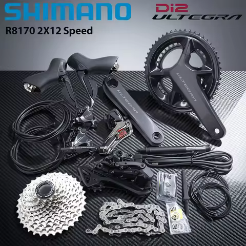 Shimano Ultegra Di2 R8170 2x12s Road Disc Brake Groupset Electronic Product Groupset include R8150 F