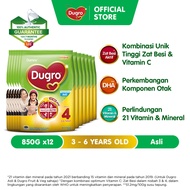 Dumex Dugro Step 4 Original/Asli Growing Up Milk Formula 3 - 6 years 850g x 12