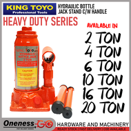 KING TOYO HYDRAULIC BOTTLE JACK STAND C/W HANDLE 2TON/4TON/6TON/10TON/16TON/20TON