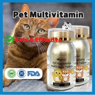 MORTITI Multivitamin Vitamin Cat Vitamin For Dog Vitamin For Cat Multivitamin Kucing Vitamin Kucing