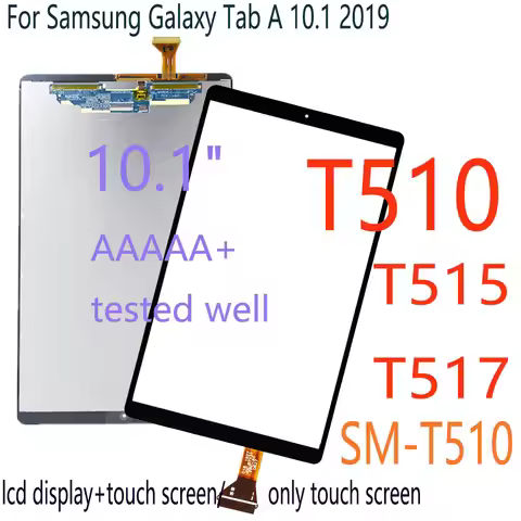 Test 1pcs 10.1" LCD For Samsung Galaxy Tab A 10.1(2019) WIFI T510 SM-T510 T510N T515 T517 LCD Displa