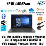 HP LAPTOP i3/ i5/ i7 8th GEN | 8GB RAM | 256GB SSD | WINDOWS 11 PRO | REFURBISHED | BUSINESS LAPTOP