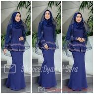 FULL SET NIKAH/FULL SET TUNANG/BUSANA PENGANTIN NAVY BLUE