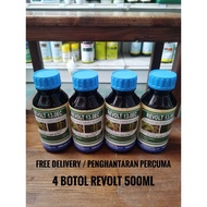 4 BOTOL REVOLT 13.0EC 500ML (FREE DELIVERY) RACUN PADI ANGIN BERKESAN RACUN RUMPUT PADI