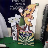 Premium Print Service Human Stand With Print Advertising Banner Bunting