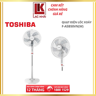 Quạt điện lốc xoáy Toshiba F-ASB50VN(W) Trắng, Động cơ bạc đạn, Công suất 55W, 5 cánh - Hàng chính h
