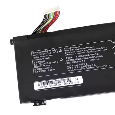 New GK5CN-00-13-3S1P-0 Laptop Battery for XMG Neo 17 F117-B Z7M-CT7GS Z7M-KP7GZ Erazer X6805 Evoo EG