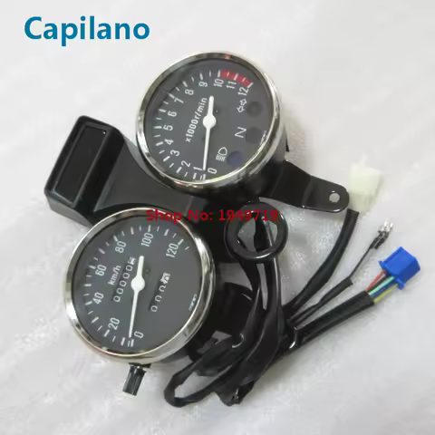 motorcycle GN125 speedometer Meter gauge moto tacho clock for Suzuki 125cc GN 125 speedo meter indic