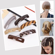Women Hair Barrettes French Elegant Hair Clips Retro Hair Pins Large Snaps Clasps Hair Ponytail A8f4