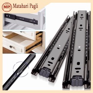 Heavy Duty Drawer Slide Black Drawer Slide for Office Desk and Cupboard 25cm-60cm