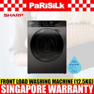 Sharp ES-FW125SG Front Load Washing Machine (12.5kg)(Water Efficiency 4 Ticks)