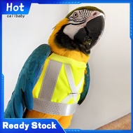 KDCL- Night Visibility Bird Leash Comfortable Bird Leash Reflective Bird Flight Harness Vest with Le