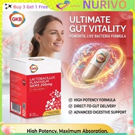 NURIVO，GKB Lactobacillus Plantarum GKM3 200MG  Probiotic