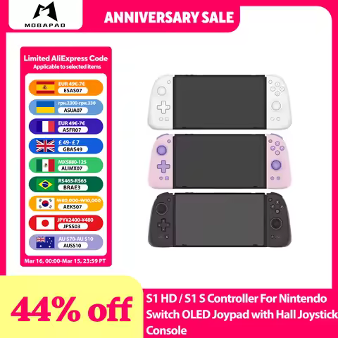 MOBAPAD S1 HD / S1 S Controller For Nintendo Switch OLED Joypad with Hall Joystick Console for Switc